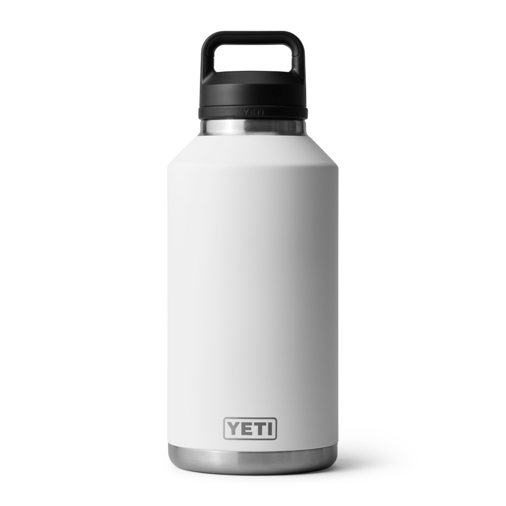 Yeti Rambler 64oz Bottle White with Chug Cap - Flockneti