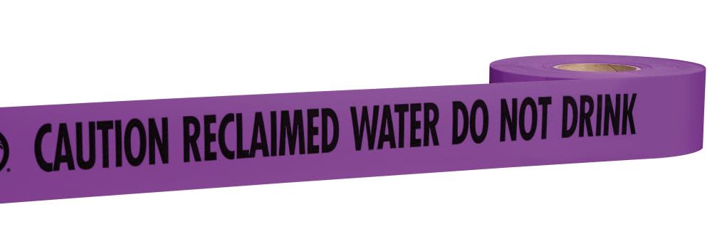 Empire Level Non Detectable Warning Tape Reclaimed Water Do Not Drink - Flockneti