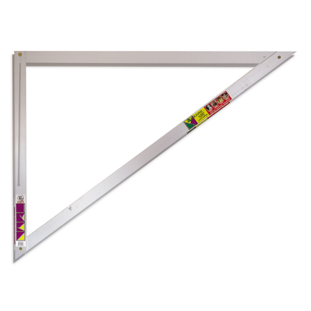 C H Hanson 3 Ft. x 4 Ft. x 5 Ft. Heavy Duty Aluminum 90 Folding Layout a Square - Flockneti