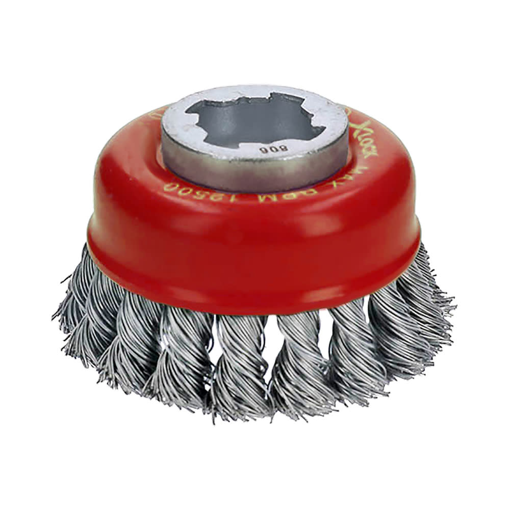 Diablo Tools 2-3/4 in. X-LOCK Stainless Steel Knot Cup Brush - Flockneti
