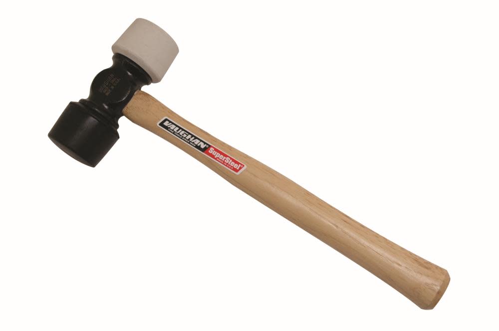 Vaughan 24 oz Rubber Mallet with Replaceable Faces - Flockneti