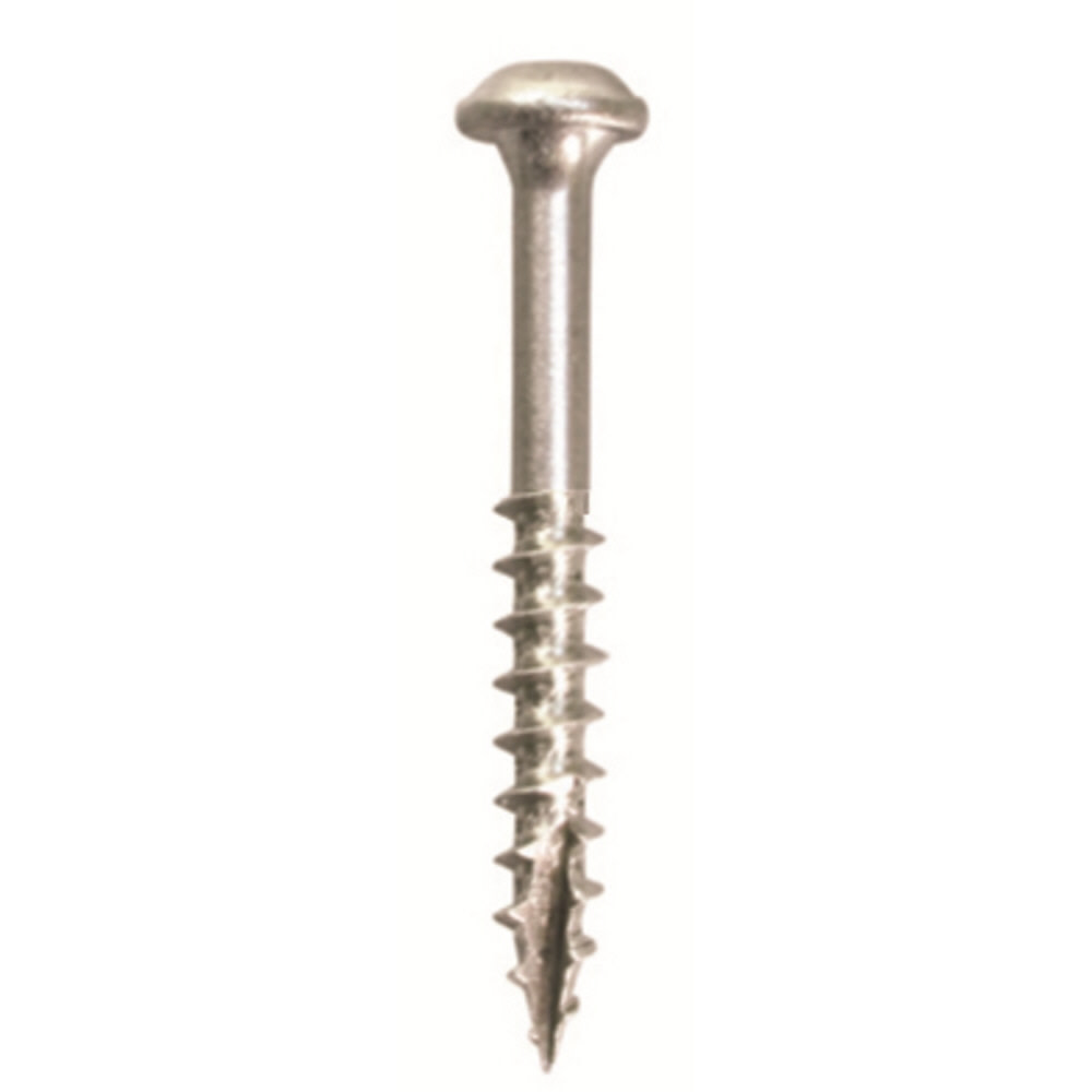 Kreg Stainless Steel Pocket Screws – 1-1/4 In. #8 Coarse Washer-Head 100ct - Flockneti