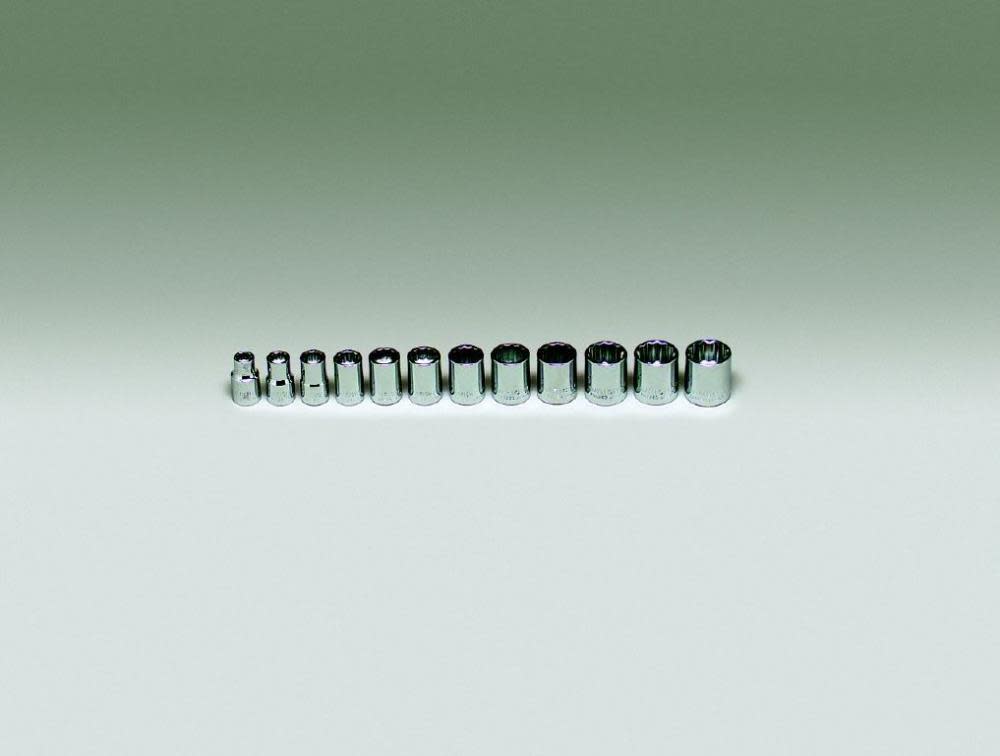 Wright Tool 3/8 In. Drive 12 pc. 12 pt Metric Socket Set - Flockneti