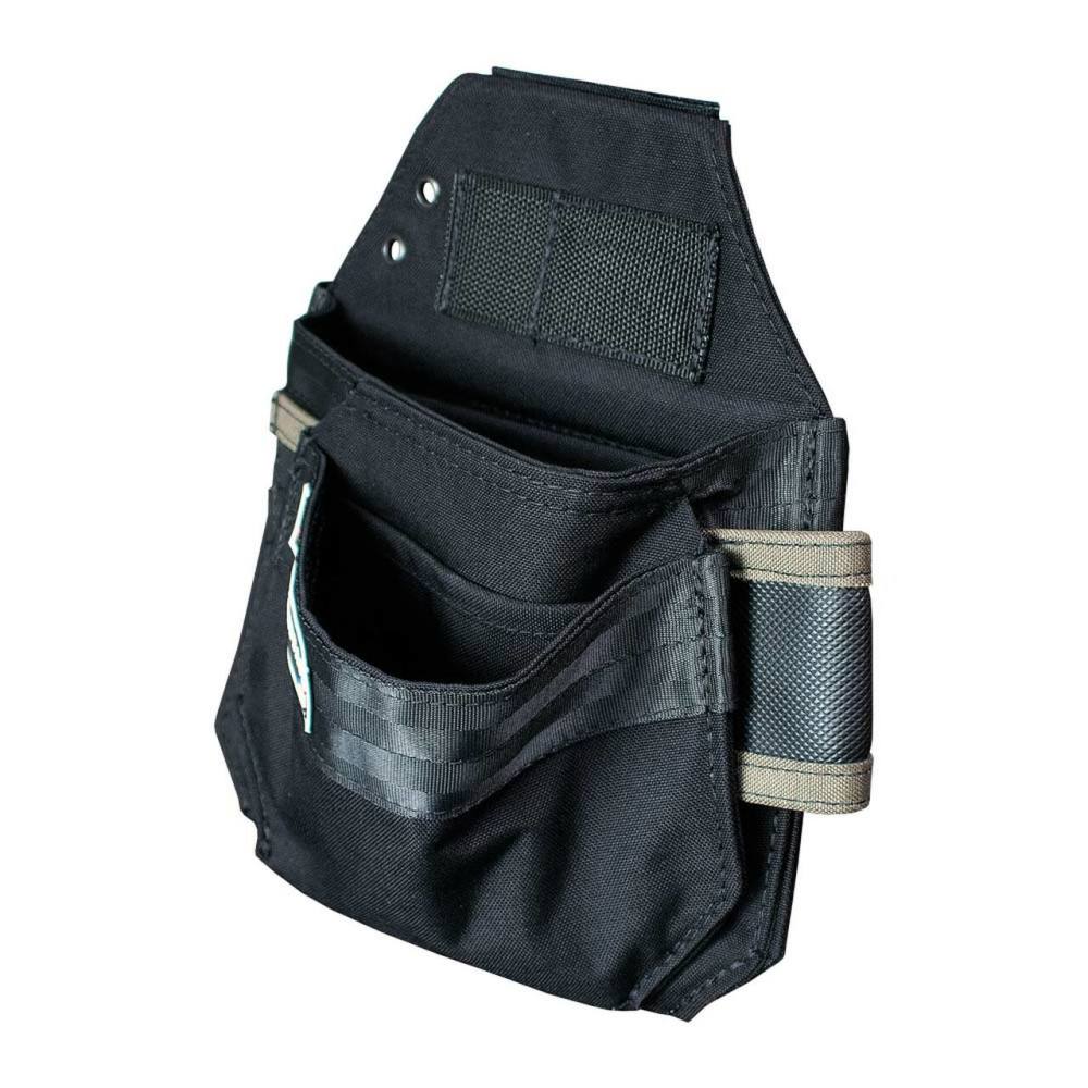 Diamondback Toolbelts Black Left Side Loki Tool Pouch - Flockneti