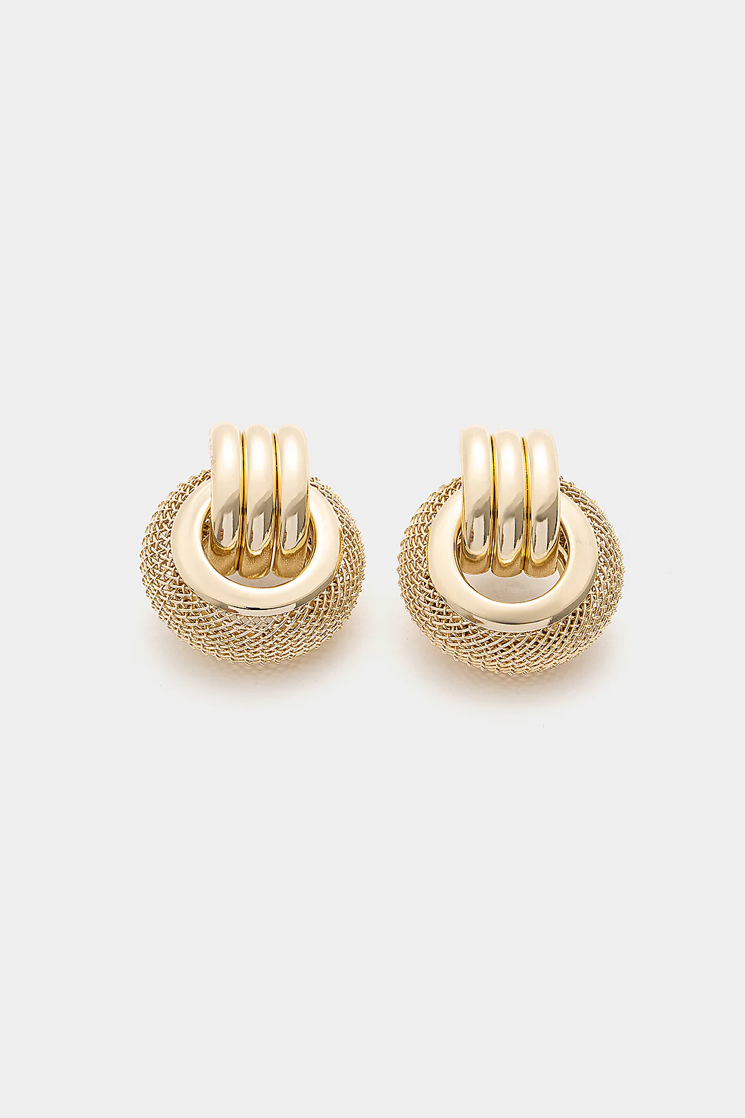Metal Circle Earrings - Flockneti