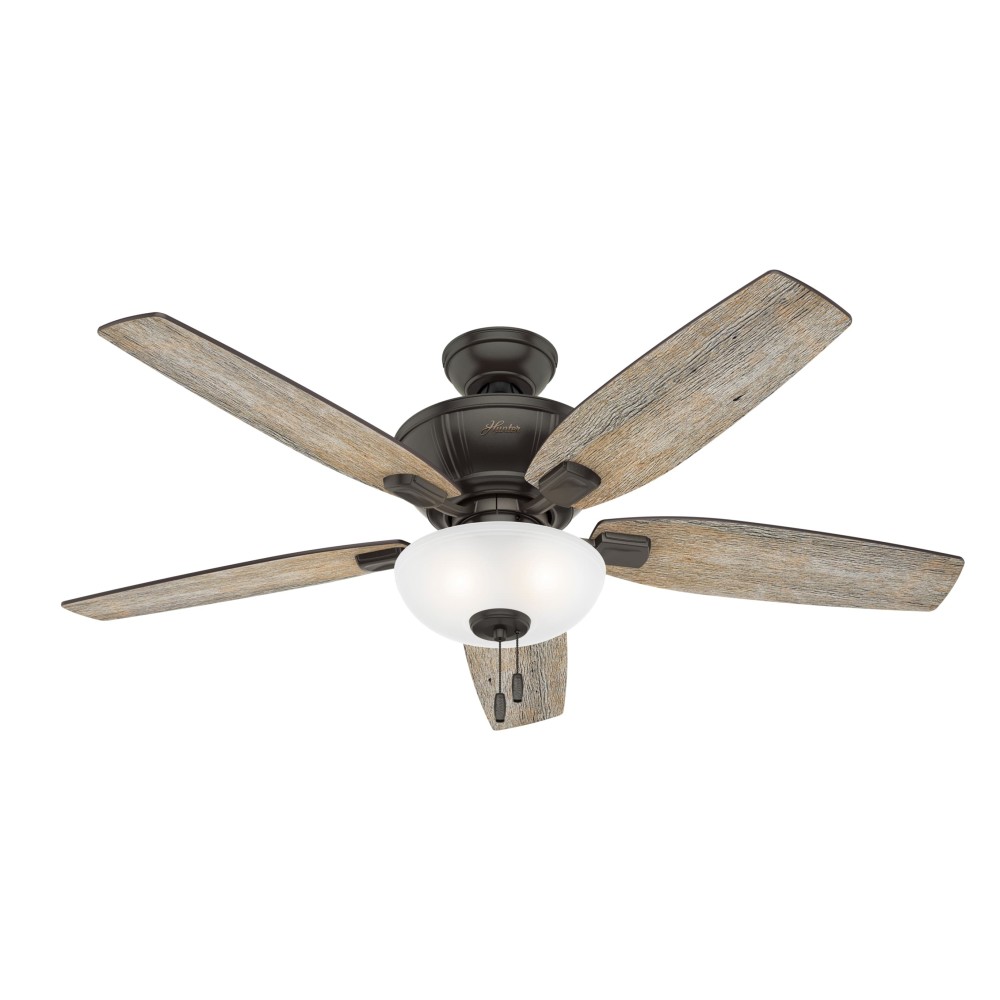 Hunter Fan Kenbridge Ceiling Fan 52″ Noble Bronze Dark Walnut - Flockneti