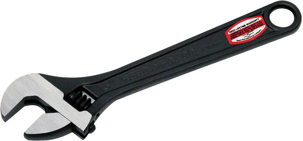 Reed Mfg Adjustable Wrench Blackened 6 In. - Flockneti