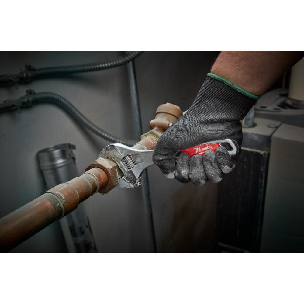 Milwaukee 8 In. Adjustable Wide Jaw Wrench - Flockneti