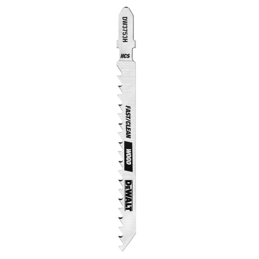 DEWALT 4-in 6 TPI T-shank Clean Cut Wood Cutting Jig Saw Blade - Flockneti