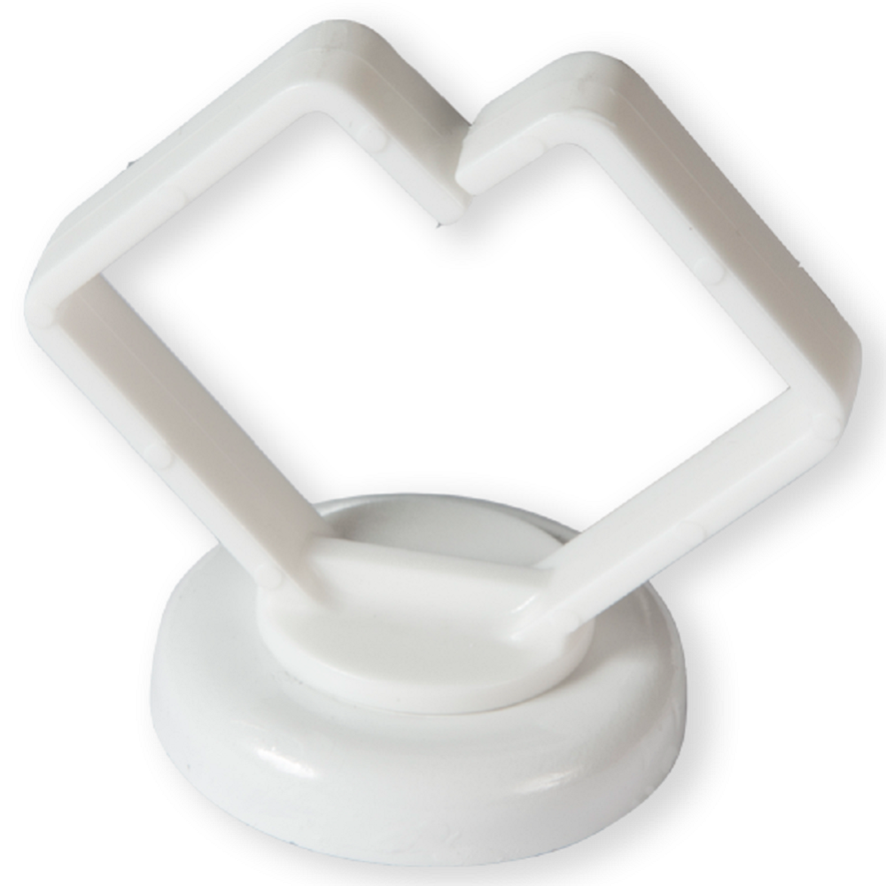 Rack-A-Tiers Mag Daddy Magnetic Cable Holder White 3/4″ 10pk - Flockneti