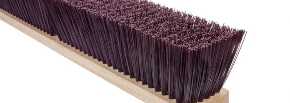 Magnolia Brush Assembled 24 Brown Plastic Garage Broom - Flockneti