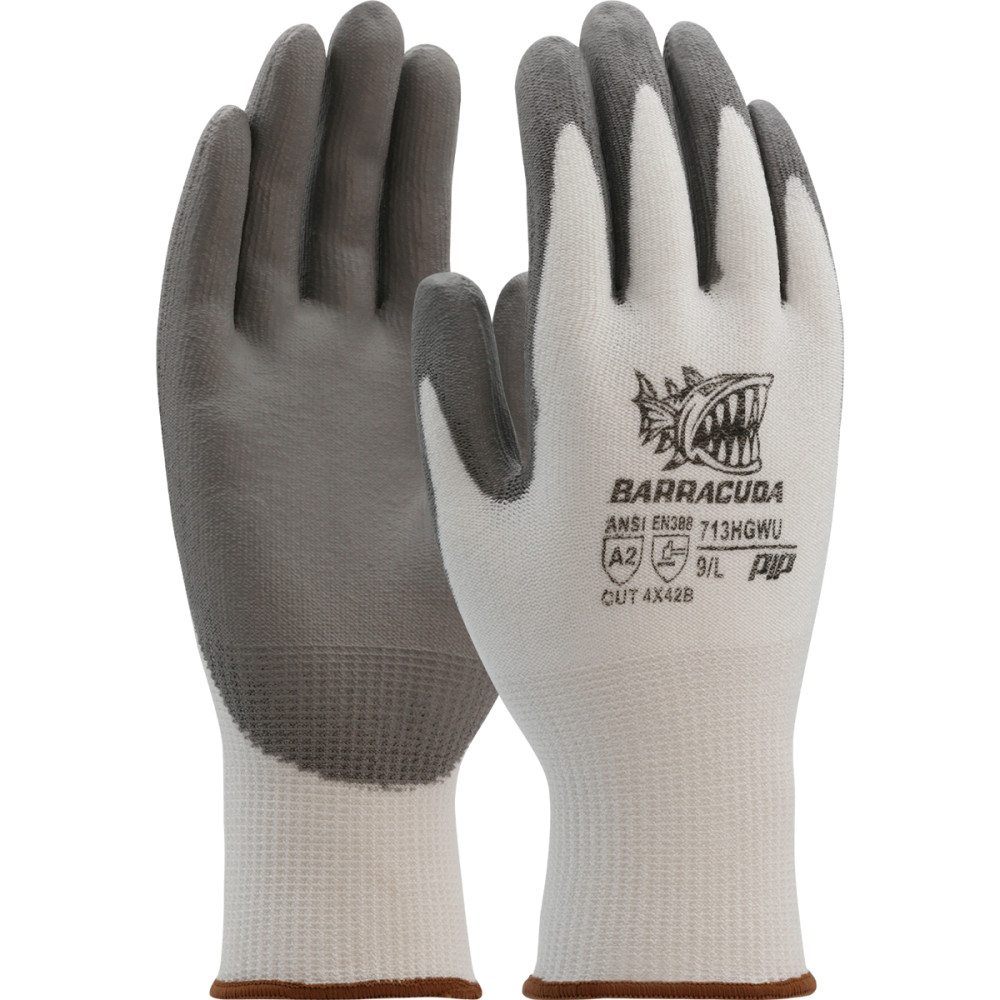 Protective Industrial Products Gloves White Barracuda Seamless Knit Polykor Blended Small - Flockneti