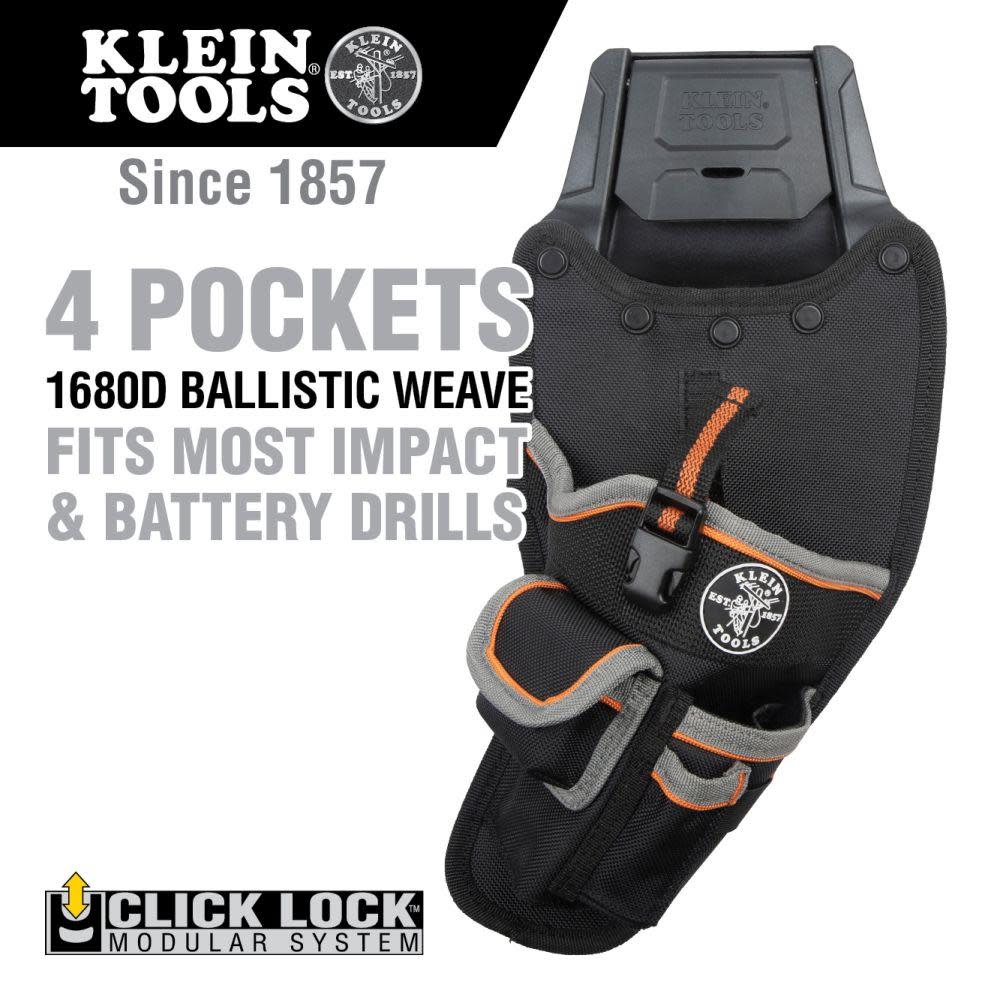 Klein Tools Modular Drill Pouch with Belt Clip - Flockneti