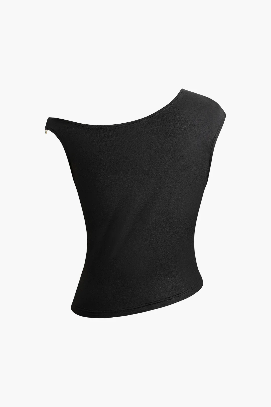 Asymmetrical Short Sleeve T-Shirt - Flockneti