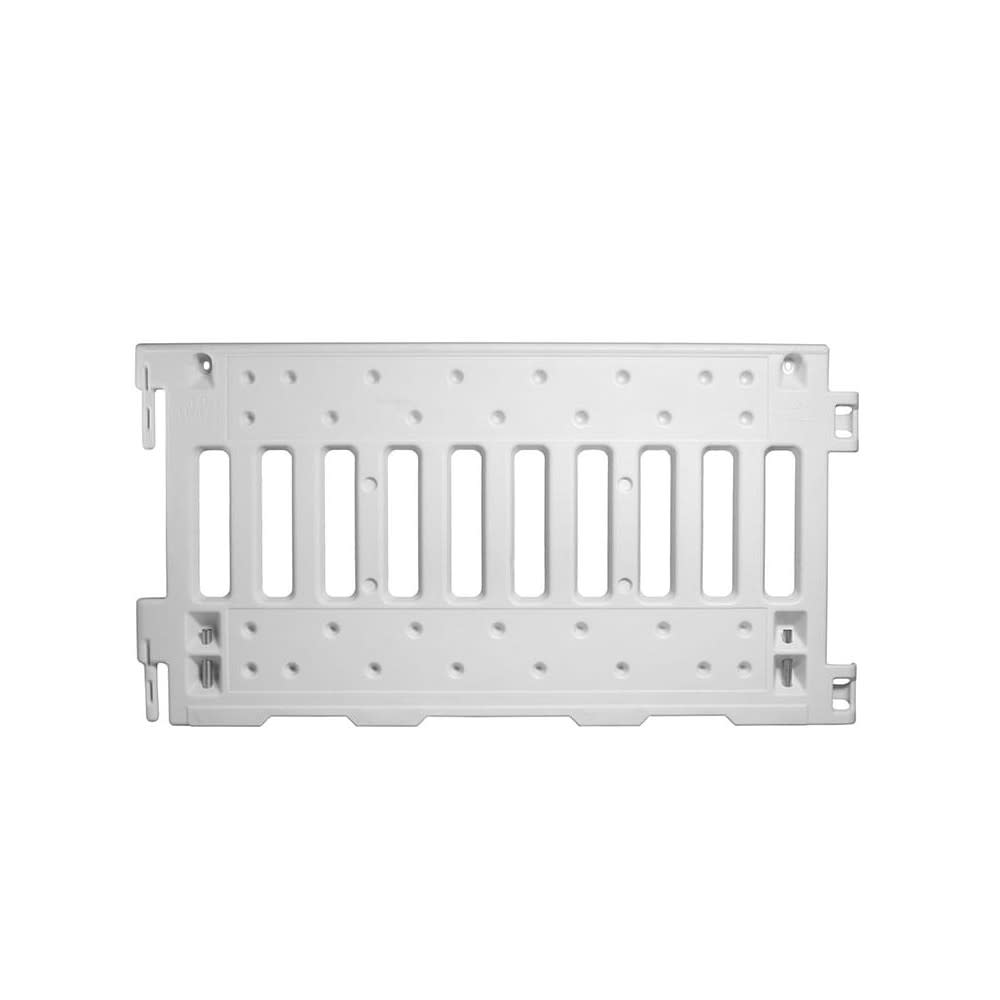 Vizcon White UV Stabilized Polyethylene Plastic ADA Wall with Leg - Flockneti