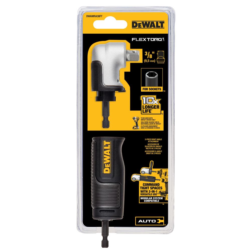 DEWALT FLEXTORQ 3/8″ Square Drive Modular Right Angle Attachment - Flockneti