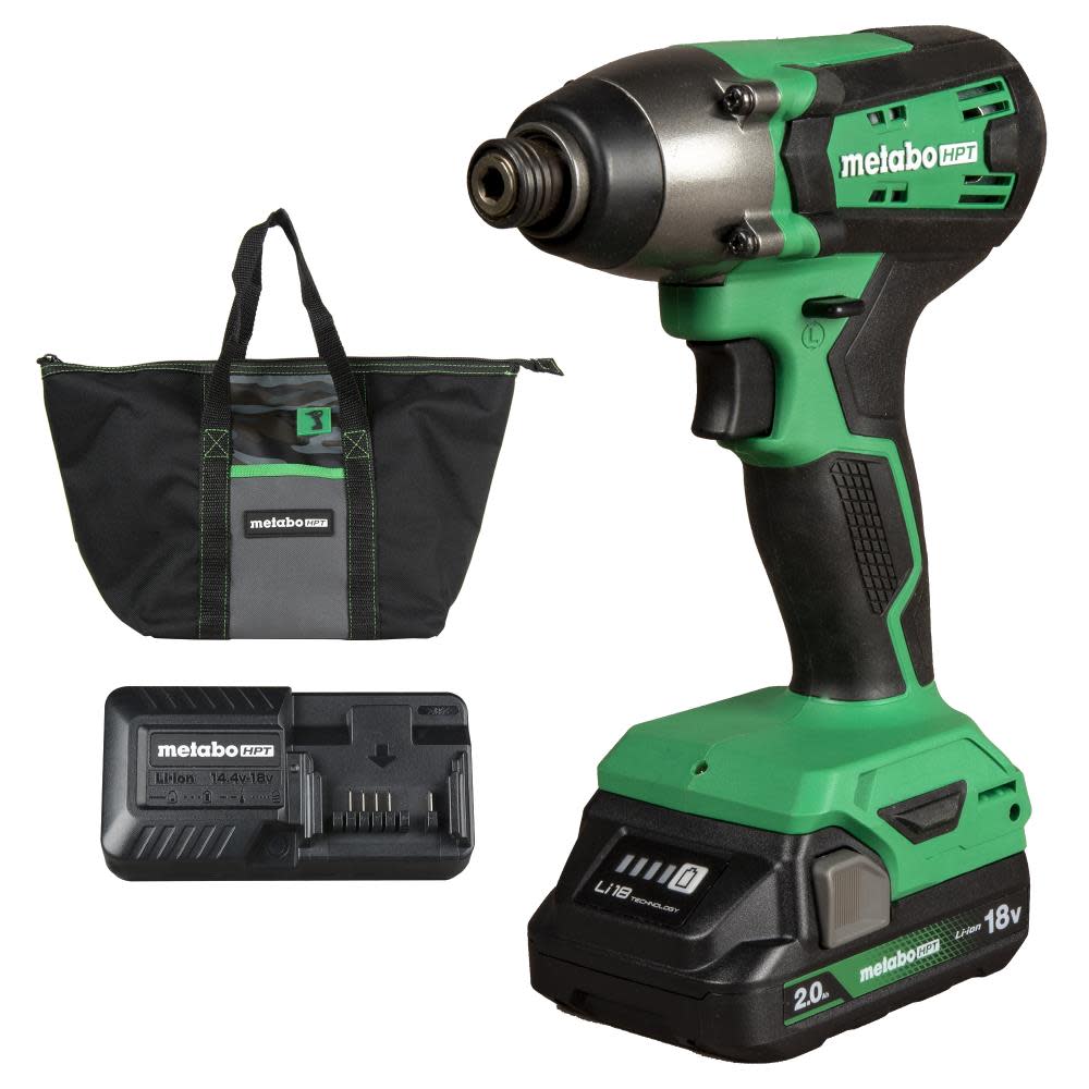Metabo HPT 18V Impact Driver Cordless Brushed Kit - Flockneti
