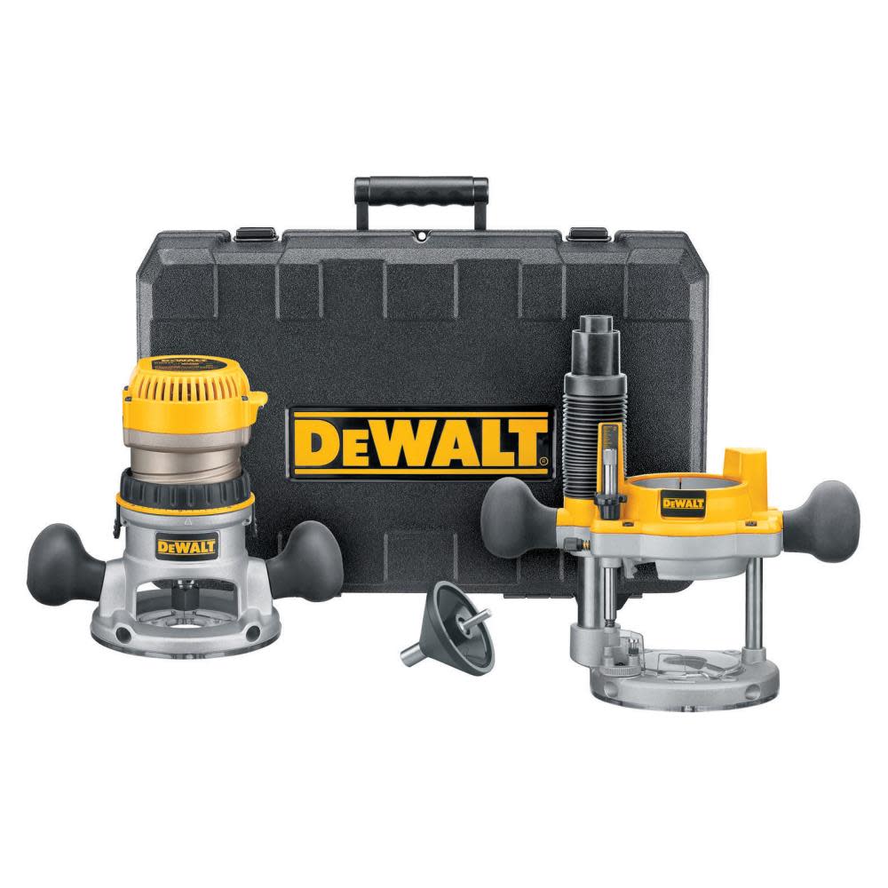 DEWALT 1.75-HP Combo Fixed/Plunge Corded Router - Flockneti