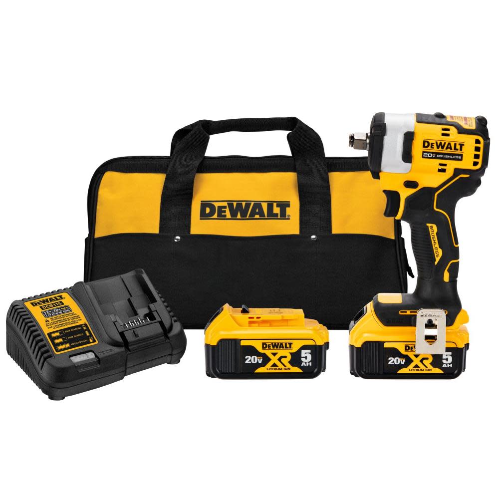 DEWALT 20V MAX Impact Wrench 1/2″ Cordless Hog Ring Anvil Kit - Flockneti