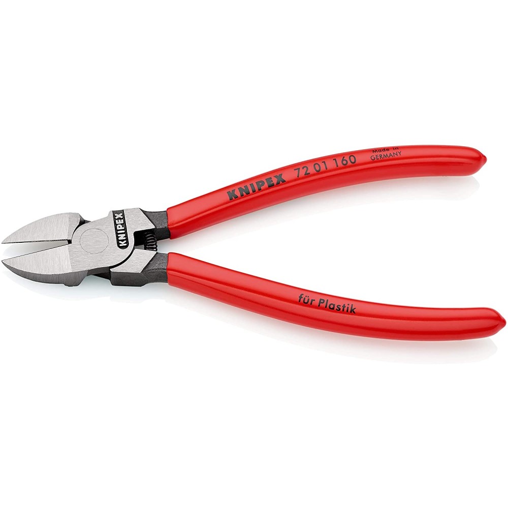Knipex Diagonal Cutter for Plastics Coated Handle 160mm - Flockneti