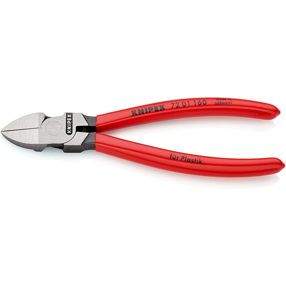 Knipex Diagonal Cutter for Plastics Coated Handle 160mm - Flockneti