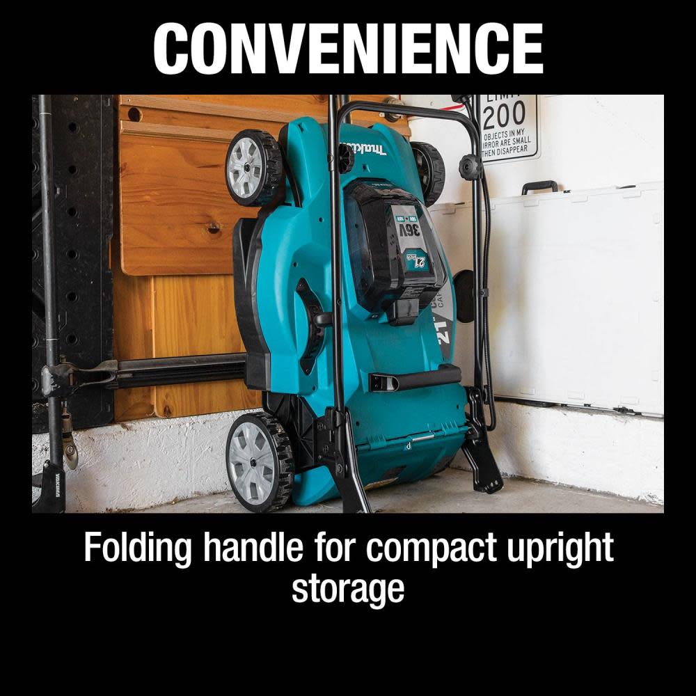 Makita 36V (18V X2) LXT 21″ Lawn Mower Kit with 4 Batteries - Flockneti