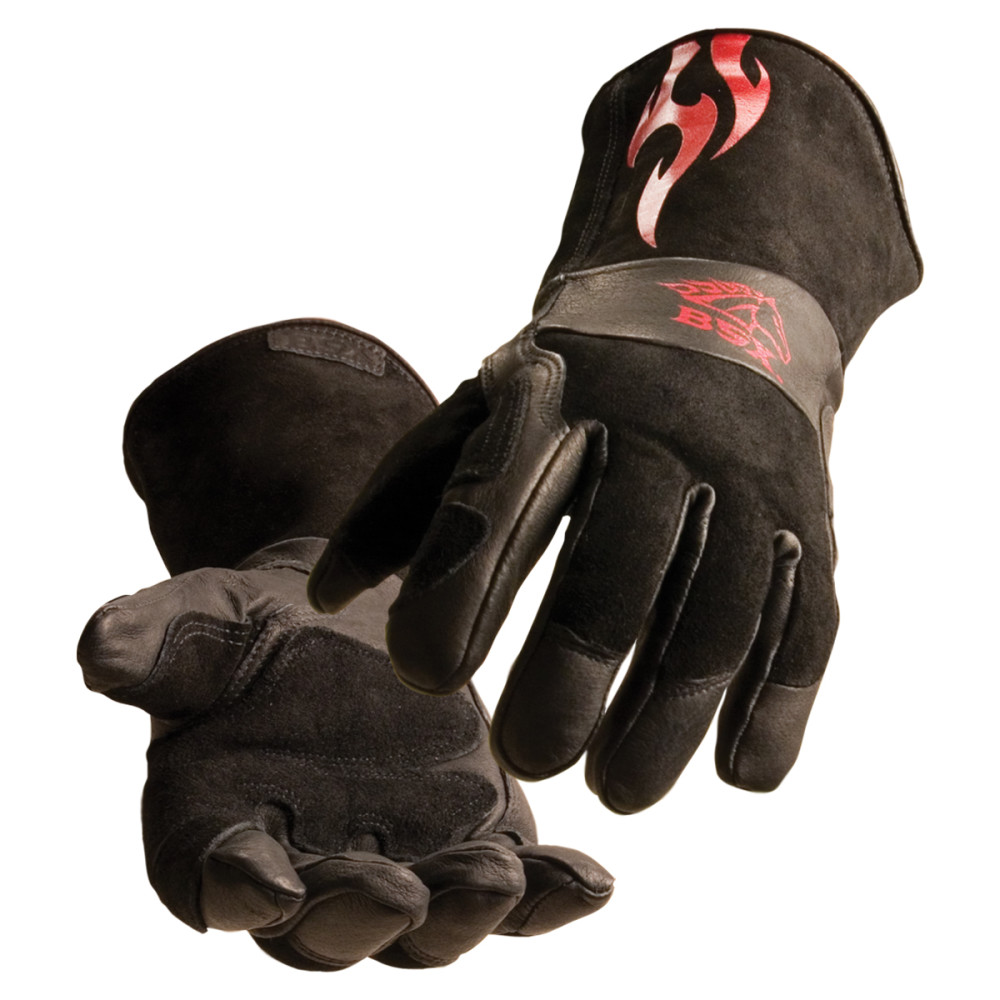 Black Stallion Welding Gloves Advanced Fit Stick Large - Flockneti