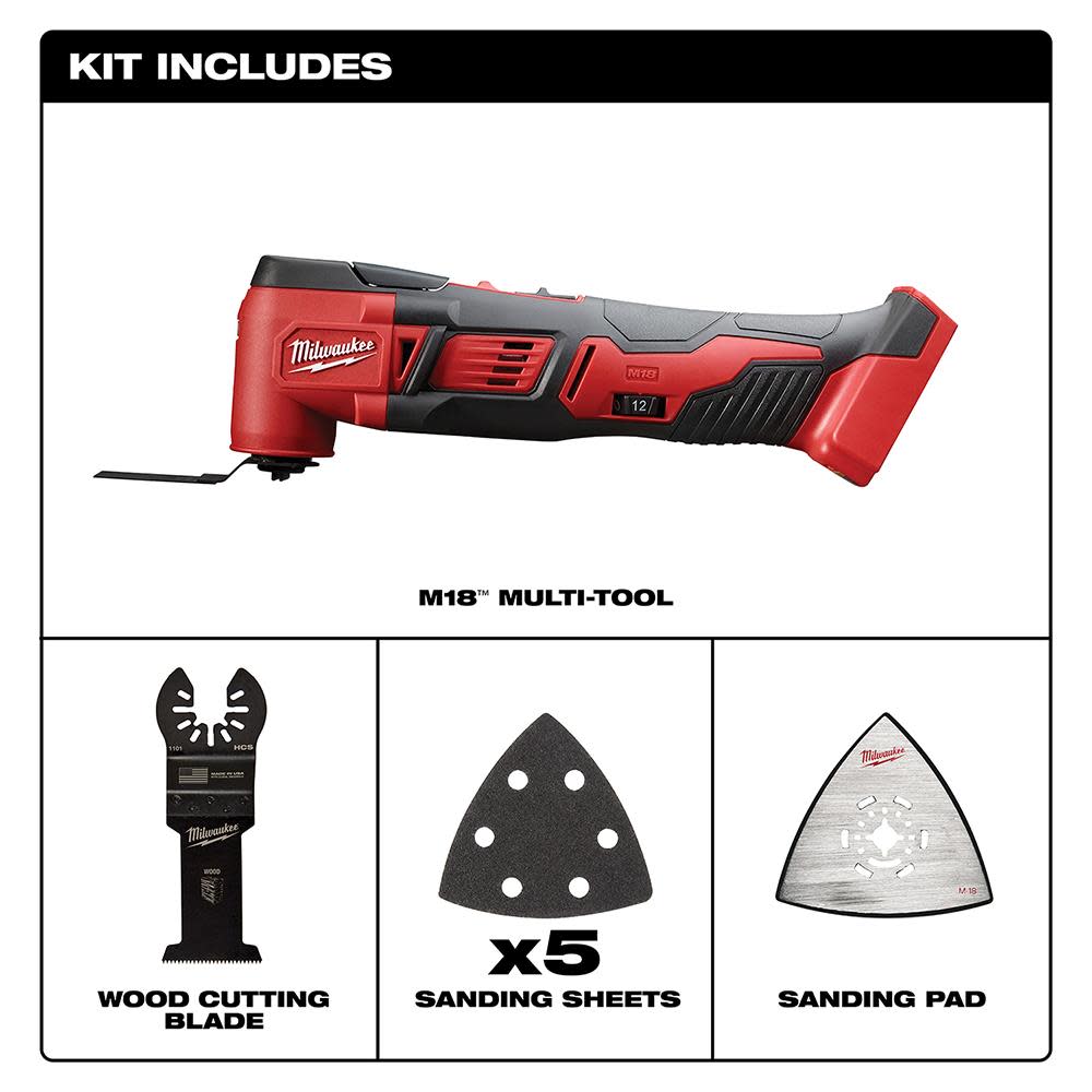 Milwaukee M18 Multi-Tool – Tool Only - Flockneti