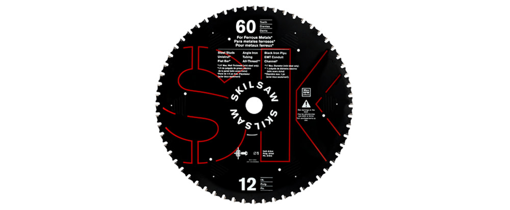 Skilsaw 12In X 60T DRY CUT METAL BLADE - Flockneti