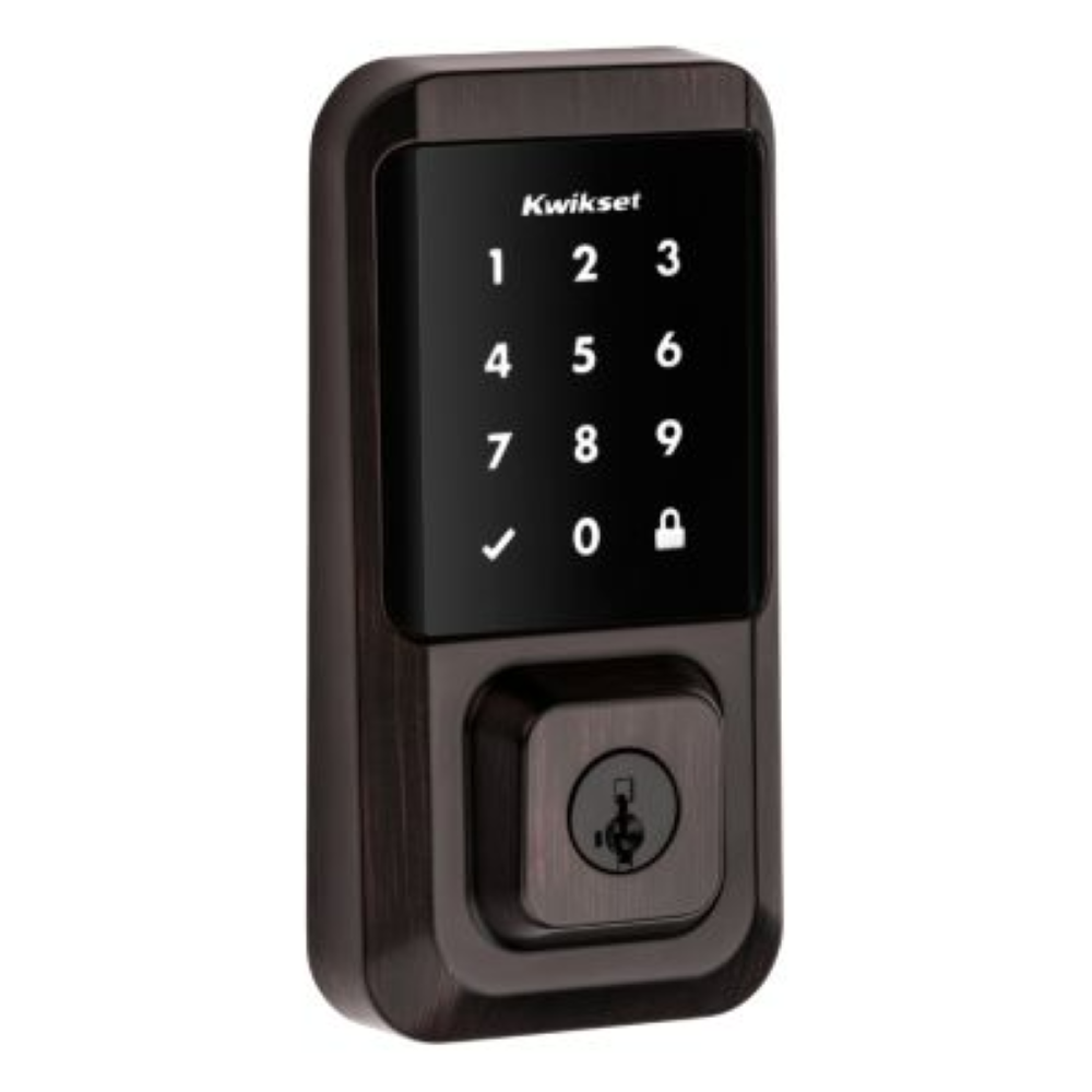 Kwikset Halo Smart Lock Wi Fi Smart Lock Touchscreen Venetian Bronze - Flockneti