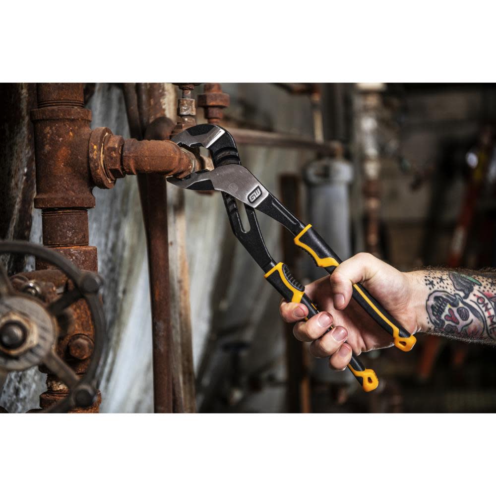 GEARWRENCH 8″ Pitbull K9 V-Jaw Dual Material Tongue and Groove Pliers - Flockneti
