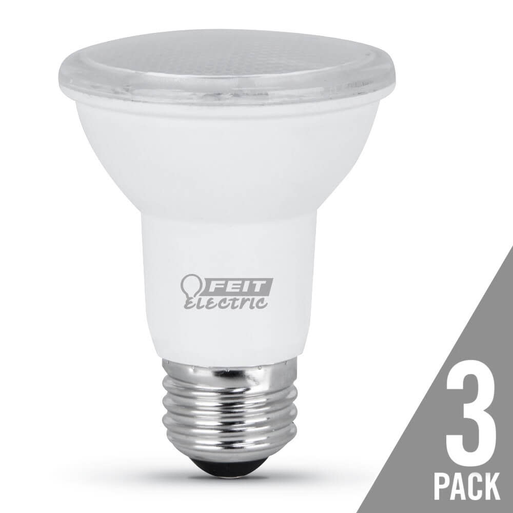 Feit Electric 50W PAR20 5000K Reflector LED Bulb 3pk - Flockneti