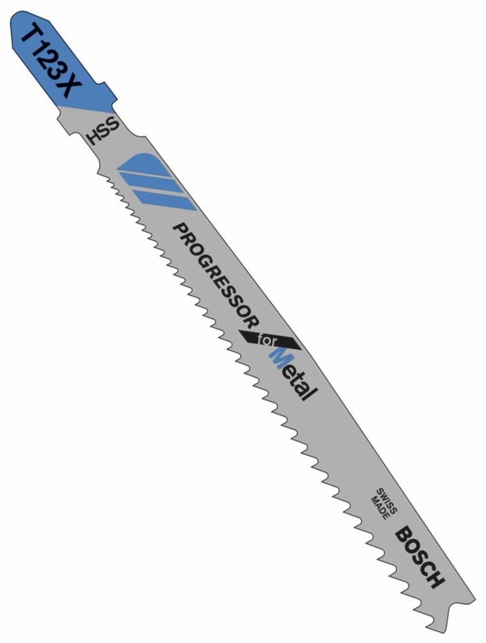Bosch Jig Saw Blades 3pc 5 1/4″ 12 TPI Speed for Metal T Shank - Flockneti