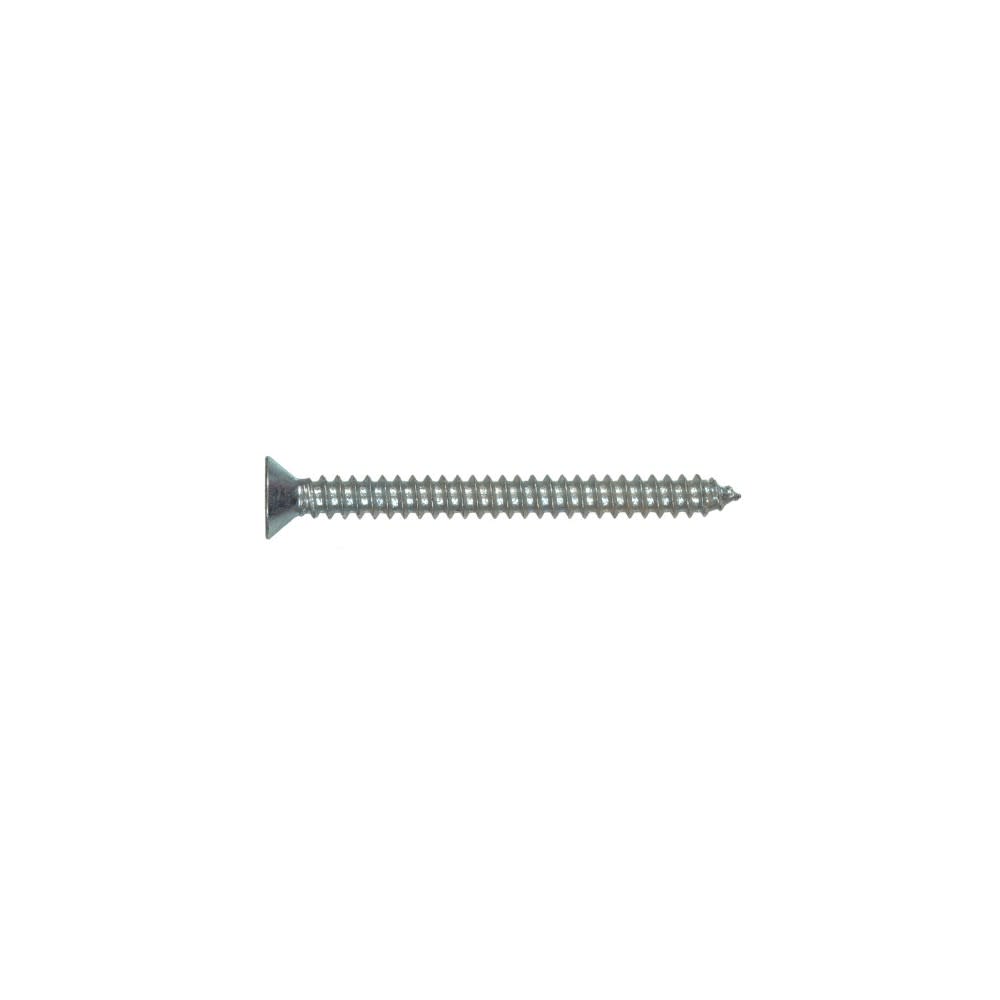 Hillman #14 x 1-1/4″ Zinc Flat Head Phillips Sheet Metal Screw 100pk - Flockneti