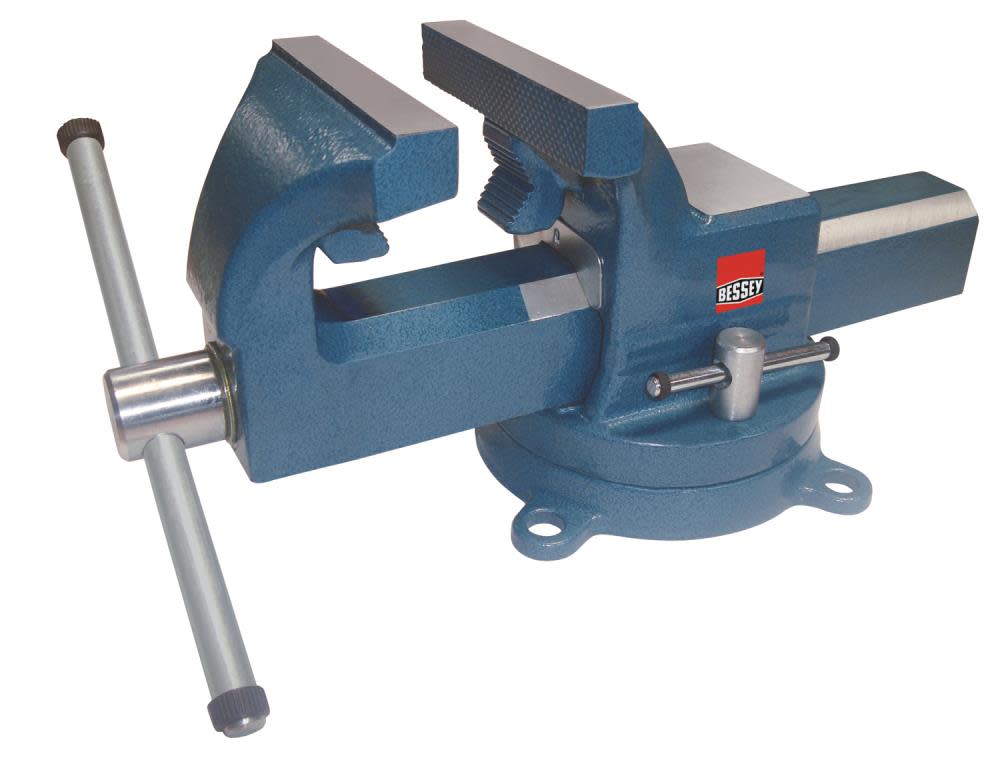 Bessey 4 Inch Drop Forged Bench Vise with Swivel Base - Flockneti