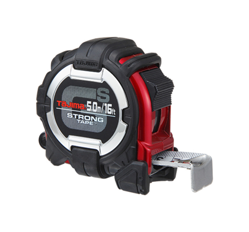Tajima GS LOCK Measuring Tape 16′ x 1″ with Compatible Clip - Flockneti