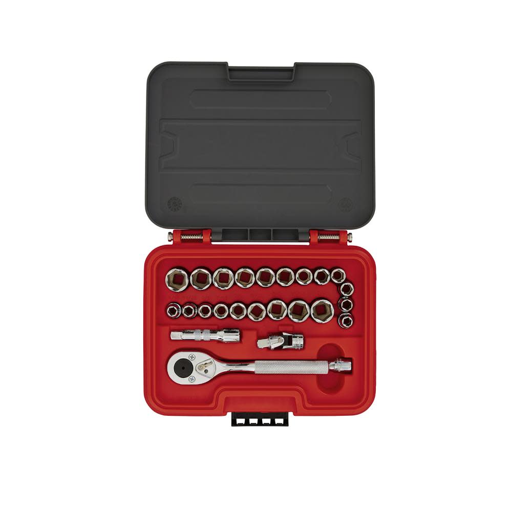Proto Socket Set 3/8 DR 25pc SAE & MM 6PT - Flockneti