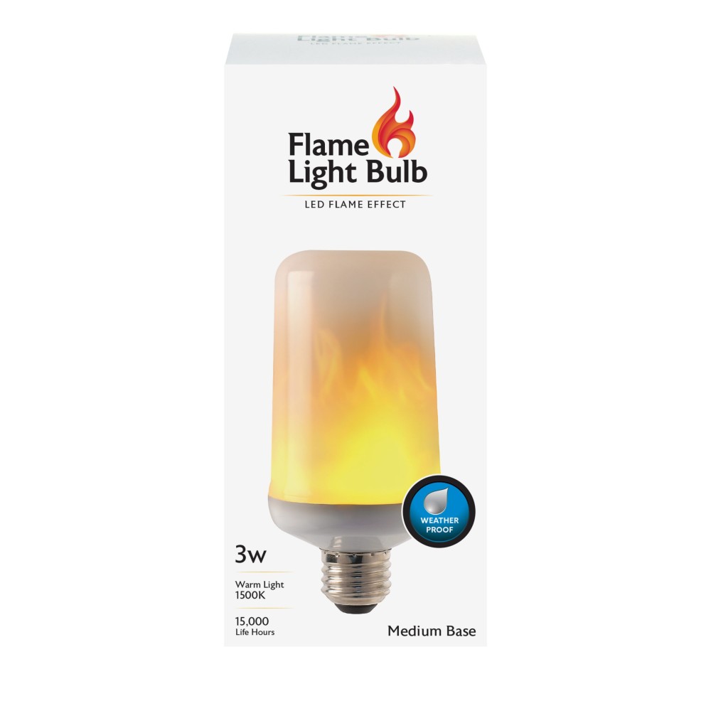 Feit Electric 3W T60 1500K Flame Effect LED Light Bulb 1pk - Flockneti
