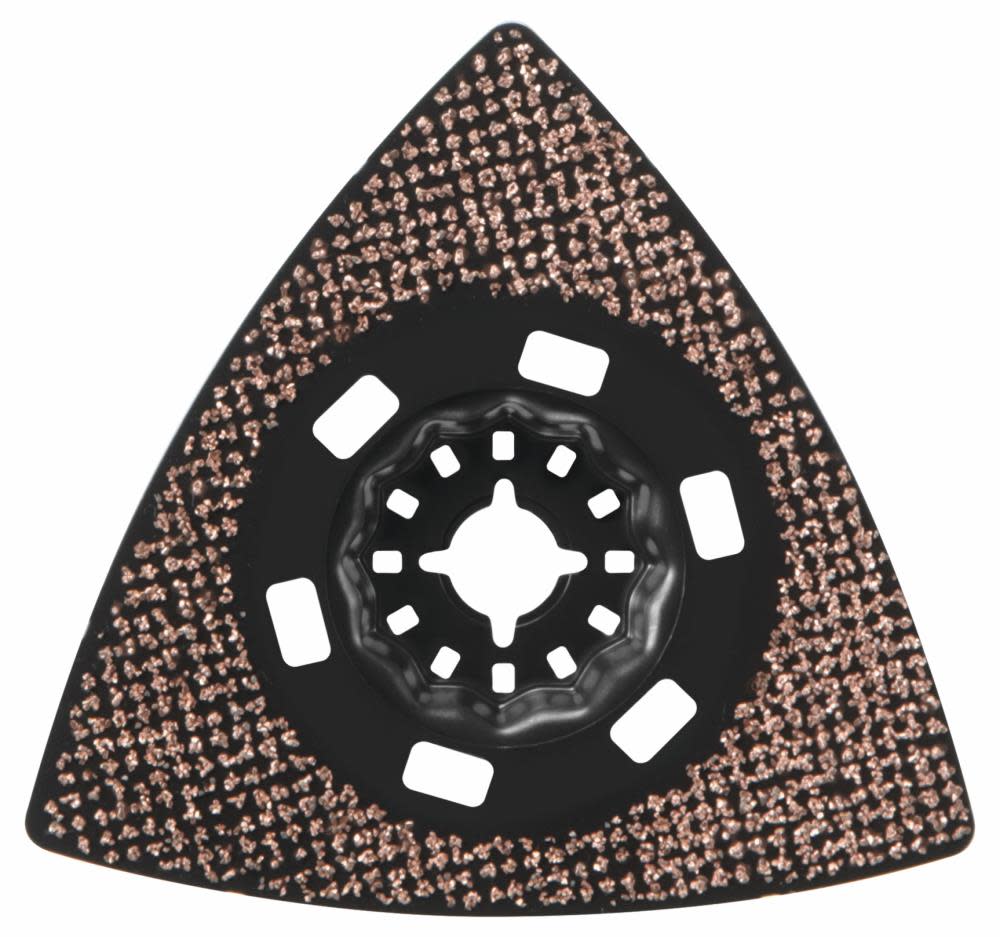Bosch Starlock Oscillating Multi-Tool Carbide 40 Grit Delta Sanding Pad - Flockneti