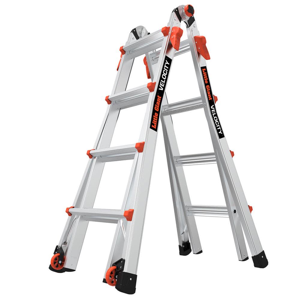 Little Giant Safety Velocity Model 17 300 lb Rated Type-1A Multi-Use Ladder - Flockneti
