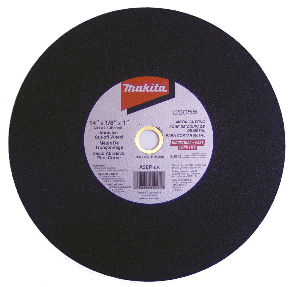 Makita 14 In. Cutoff Wheel 5 pk - Flockneti