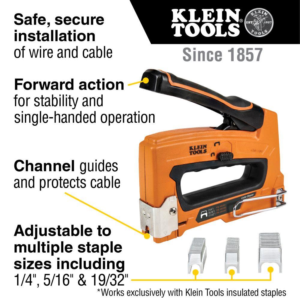 Klein Tools Loose Cable Stapler - Flockneti