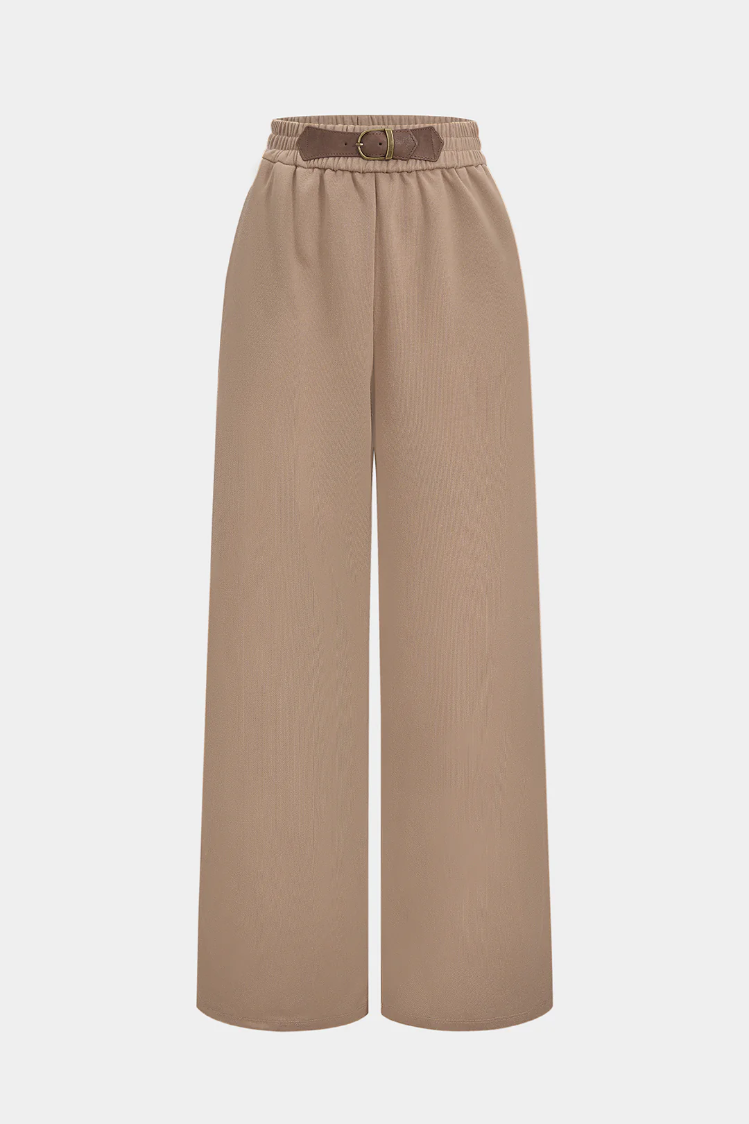 Patchwork High Waist Wide Leg Trousers - Flockneti