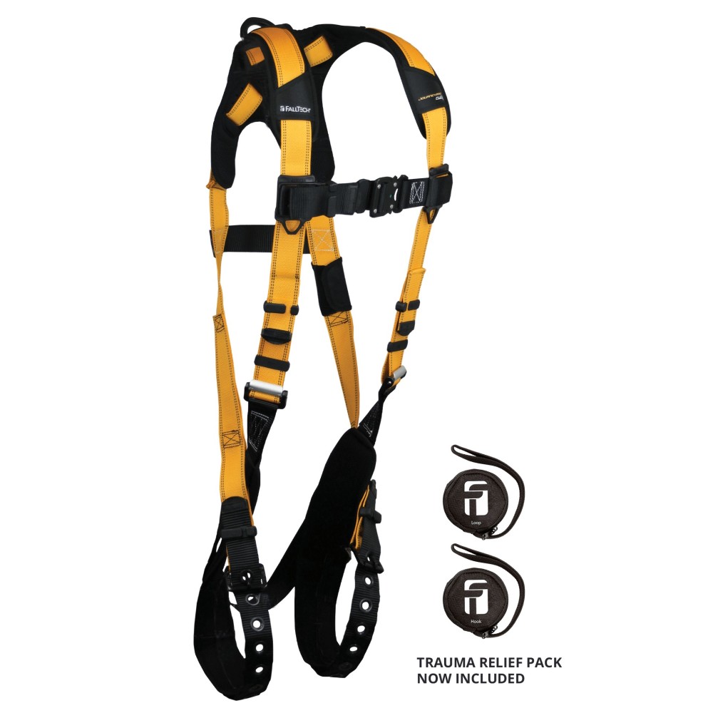 Falltech UniFit Journeyman Flex Aluminum 1D Standard Harness - Flockneti