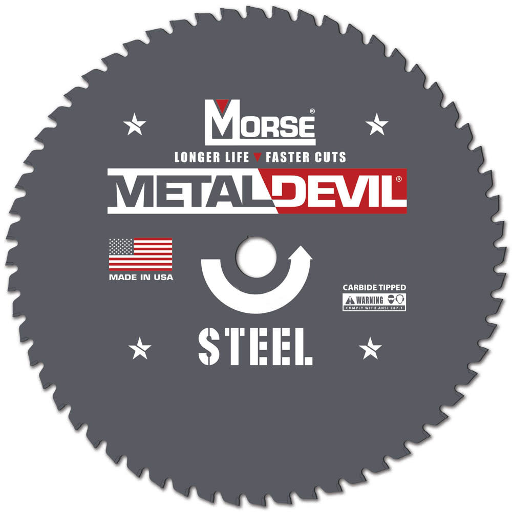MK Morse 6 1/2″ 40 Tooth Metal Devil Circular Saw Blade - Flockneti