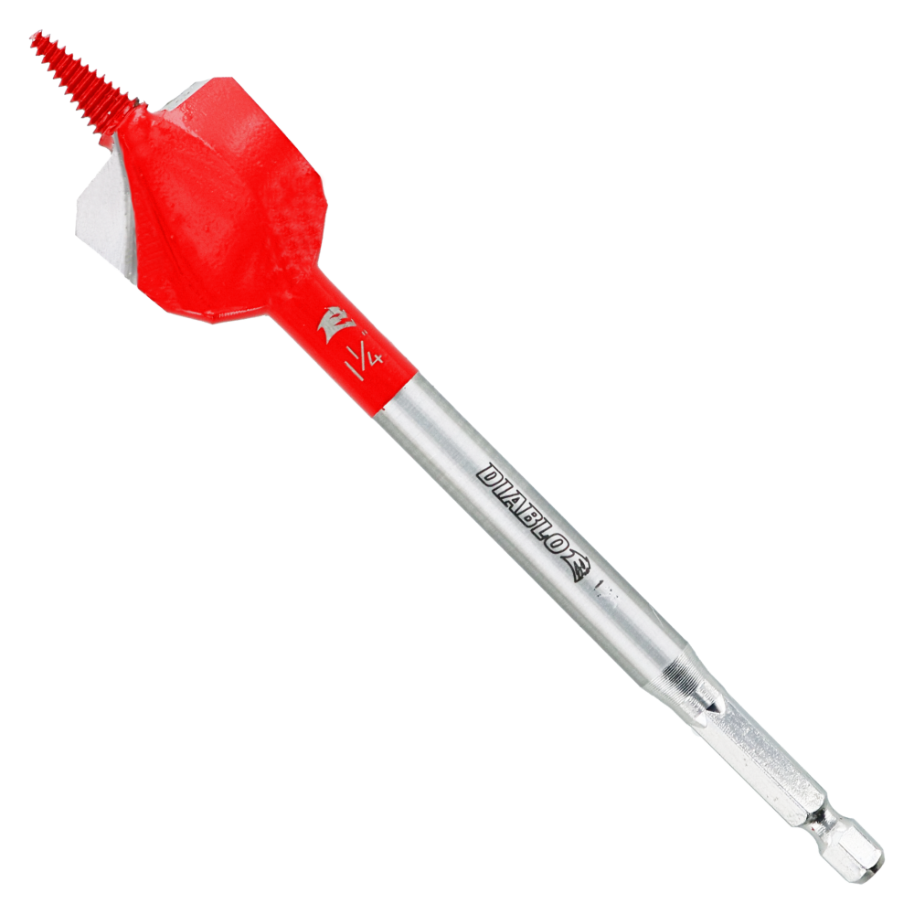 Diablo Tools 1 1/4″x6″ Demo Demon Spade Bit for Nail Embedded Wood - Flockneti