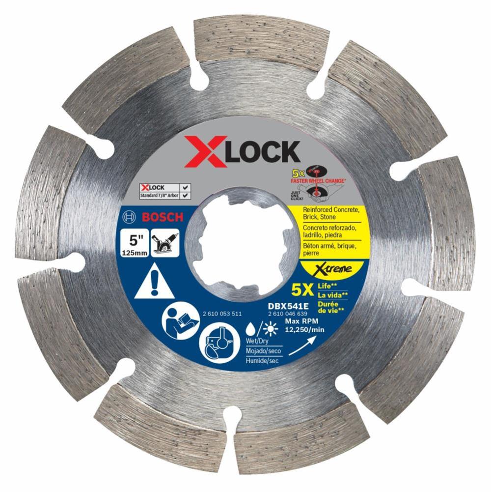 Bosch 5 In. X-LOCK Xtreme Segmented Diamond Blade - Flockneti