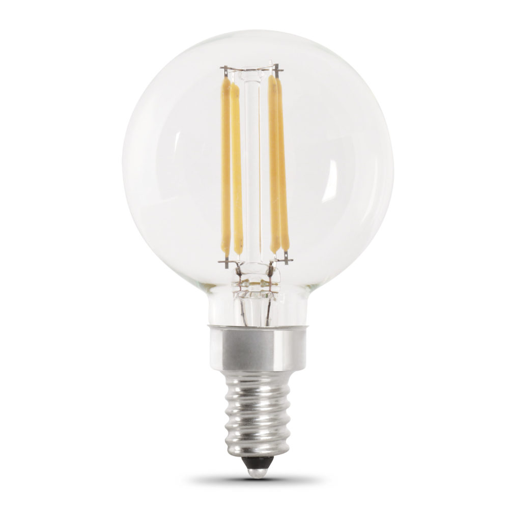 Feit Electric 60W G16.5 E12 5000K Dimmable LED Bulb 2pk - Flockneti