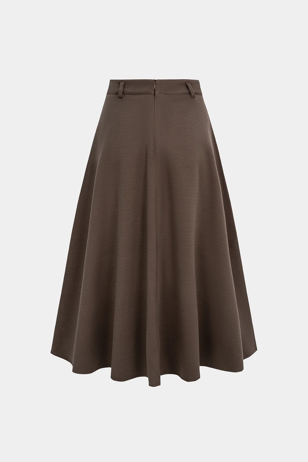 Woolen Ruched Pocket High Waist Skirt - Flockneti