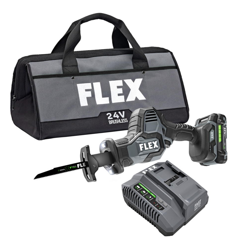 FLEX 24V Reciprocating Saw One Hand Kit - Flockneti